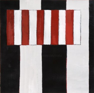Composition abstraite 08 - rouge et noir 34