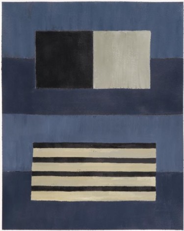 Compositionabstraite 08 - bleu noir beige 47